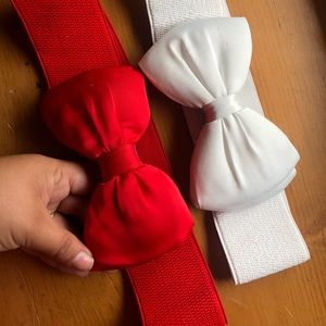 Pin-Up Style Bow Belts (2-for-1)